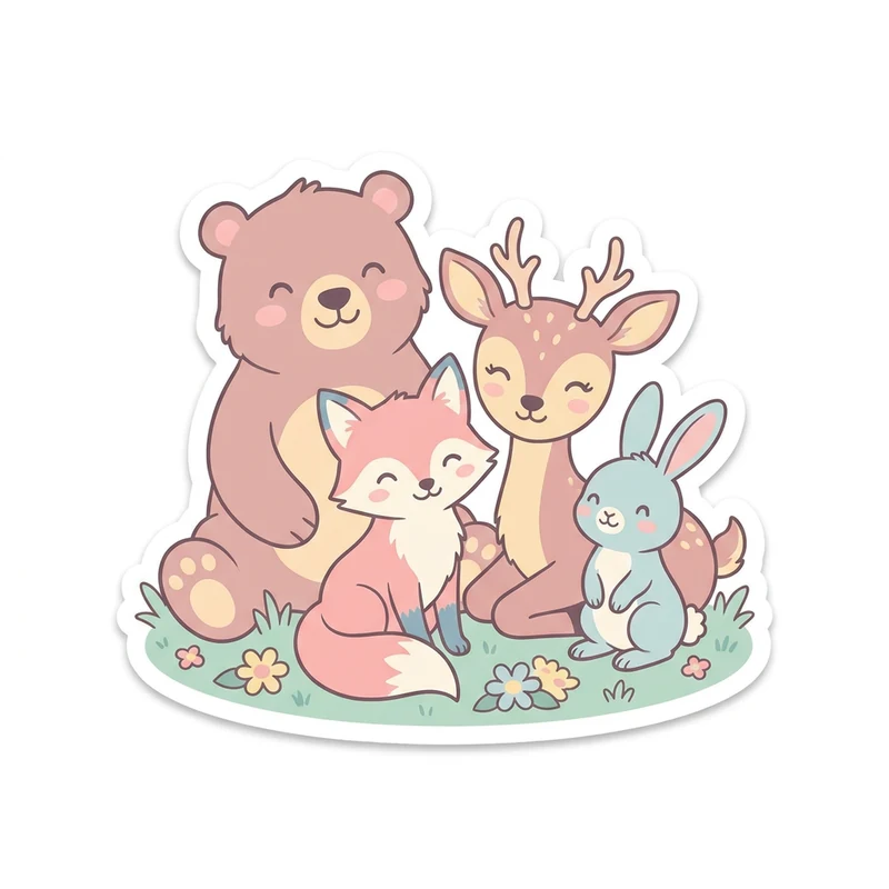 Free woodland baby shower PNG sample 4